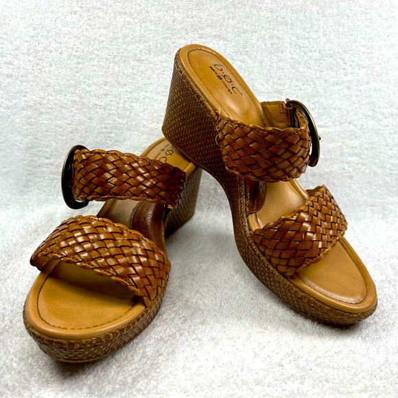 boc Shoes - BOC, Born Concept, size 8 tan 3 inch wedge.